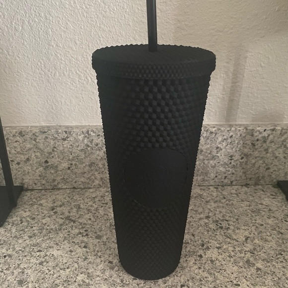 Starbucks Other - Starbucks matte spiked black venti iced cup